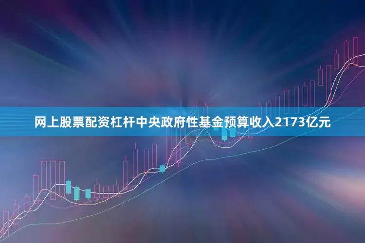 网上股票配资杠杆中央政府性基金预算收入2173亿元